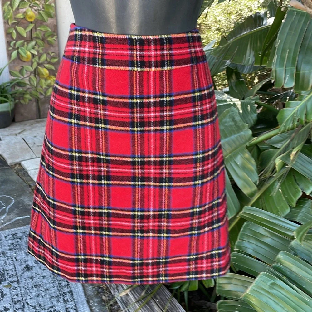 J.Crew plaid skirt